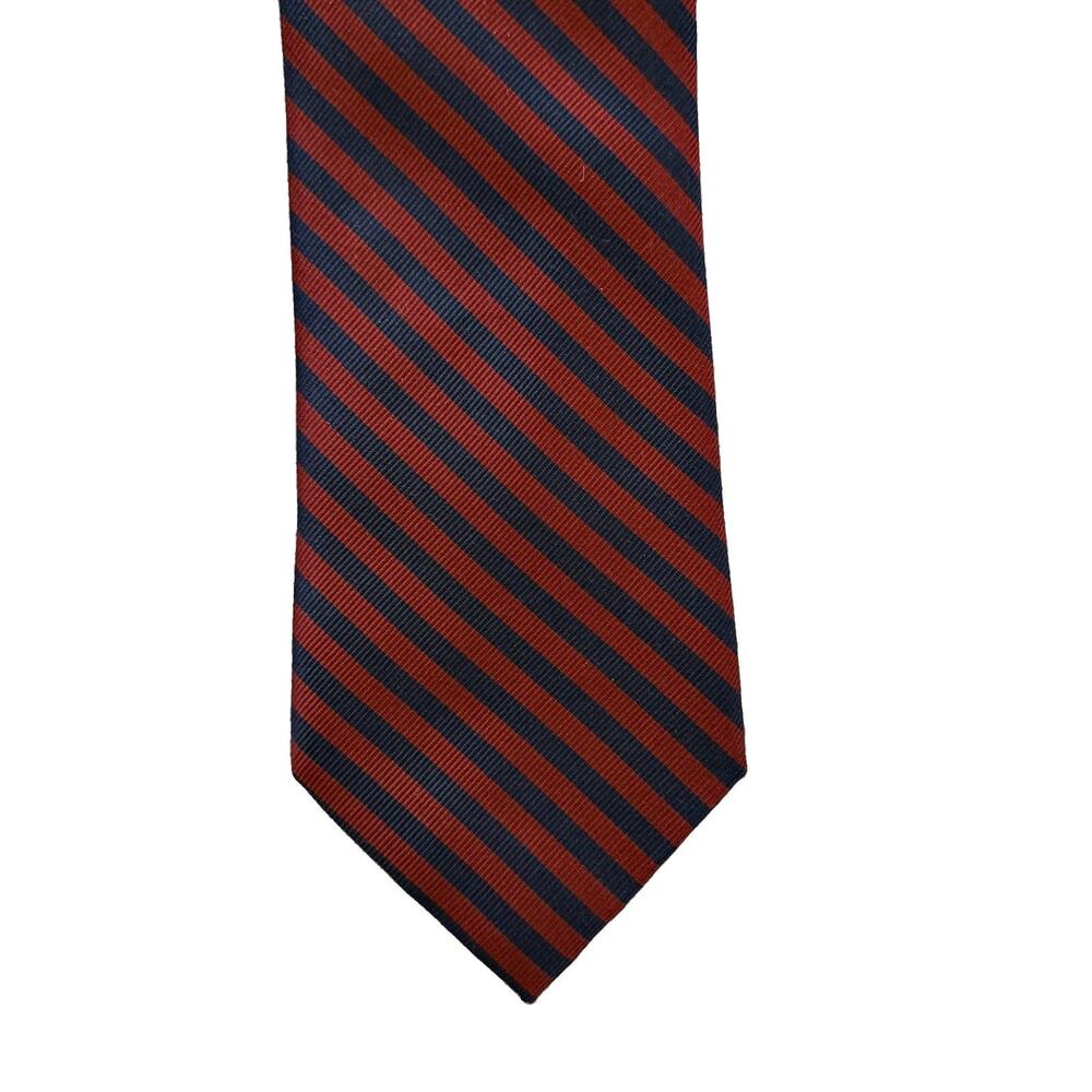Jos A. Bank Executive Collection Repp Diagonal Stripe Neck Tie Silk 3.5 x 59 EUC